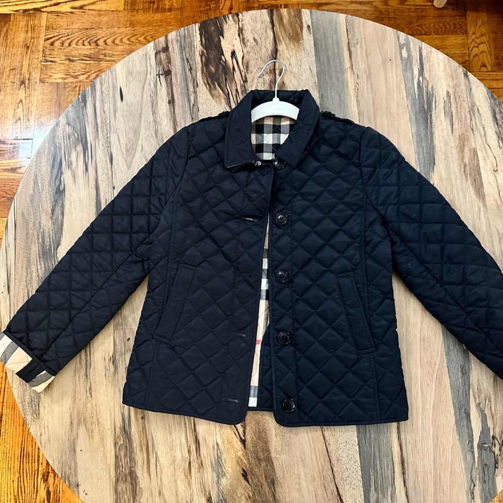 Burberry 12Y Quilted Jacket| NAVY~ Pre Owned, Great Condition